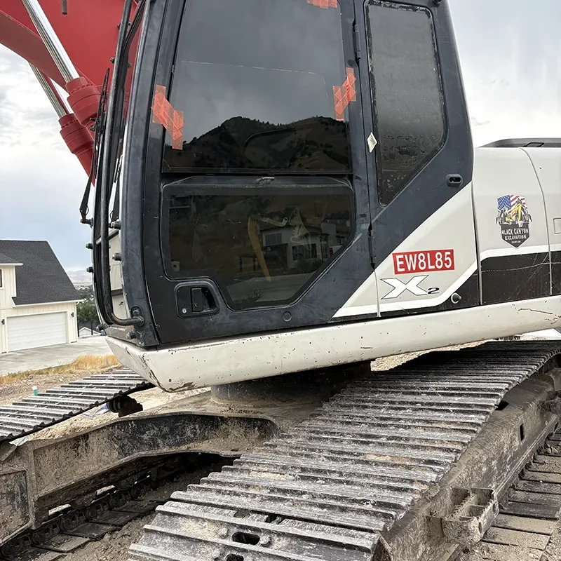 Front Loader with a brand new windshield.